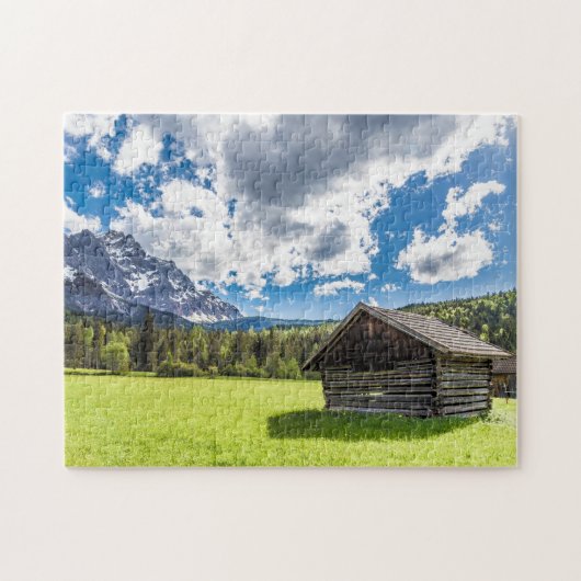 ズグスピッツエアルムパノラマガルミッシュ – パルテンキルヘンポスト ジグソーパズル (横)