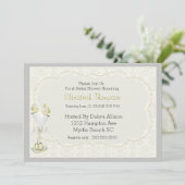 ズグラスバ結婚ブライズダマスクブライダルシャワー招待状 招待状 (スタンド正面)