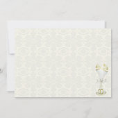 ズグラスバ結婚ブライズダマスクブライダルシャワー招待状 招待状 (裏面)