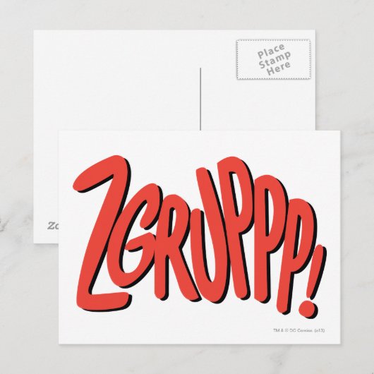 ズグルップ！ ポストカード (正面/裏面)
