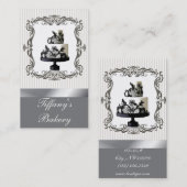 ズケーキ結婚パティシシェフベーカリー 名刺 (正面/裏面)