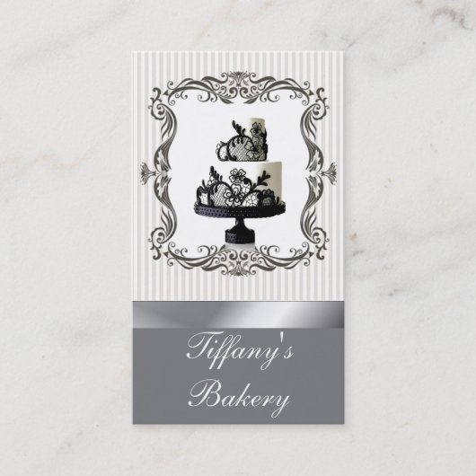 ズケーキ結婚パティシシェフベーカリー 名刺 (正面)