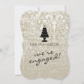 ズケ結婚ーク婚約 案内状 (裏面)