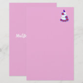 ズケ結婚ーク披露宴 便箋 (正面/裏面)