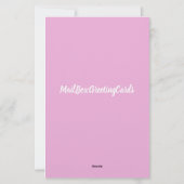 ズケ結婚ーク披露宴 便箋 (裏面)