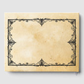 ズゲストブックハロウィン結婚ゴシックスタイル ゲストブック (裏面)