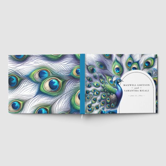 ズゲスト結婚ブックピーコ威厳のあるック ゲストブック (全面)