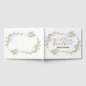 ズゲスト結婚ブックフローラワイルドフラワーズ春 ゲストブック (全面)