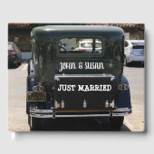 ズゲ結婚ストブックヴィンテージクラシックカーカスタム ゲストブック (正面)