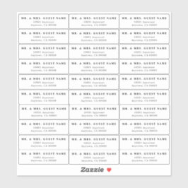 ズゲ結婚スト住所 シール