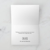 ズコラ結婚ージュホリデーフォトカード シーズンカード (内部)