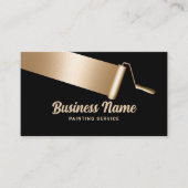ズサー絵を描ビスプロフェッショナル金ゴールドハウスペインター 名刺 (正面)