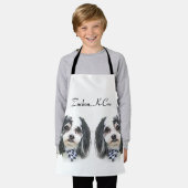 ズションポートレート エプロン (着用した状態)