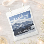 ズスノウイ結婚マウンテンズテーマ フェイバーバッグ (クリップ留めされた状態)