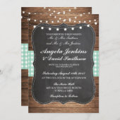 ズチョー結婚クミントウッドライトバーン招待状 招待状 (正面/裏面)