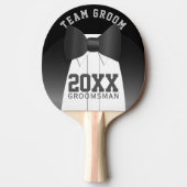 ズチーム結婚グルームズマン卓球ラケット 卓球ラケット (正面)