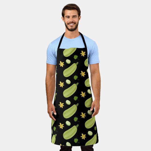 ズッキーナ エプロン (着用した状態)