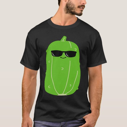 ズッキーニお父さんキング野菜父の日ガーデナー Tシャツ (正面)