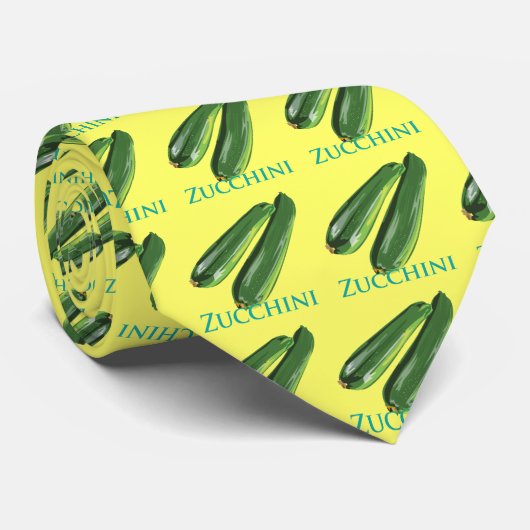 ズッキーニの南瓜 ネクタイ (ロール)