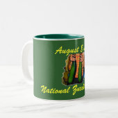 ズッキーニの日！ ツートーンマグカップ (正面左)