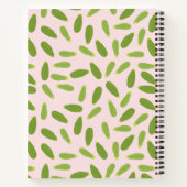 ズッキーニコートゲットサマースカッシュパターンレシピ ノートブック (裏面)