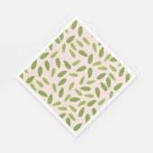 ズッキーニコートゲットサマースカッシュパターン スタンダードランチョンナプキン (角)