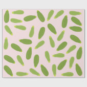 ズッキーニコートゲットサマースカッシュパターン ラッピングペーパー (フラット)