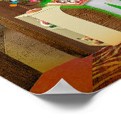 ズッキーニピザ ポスター (角)