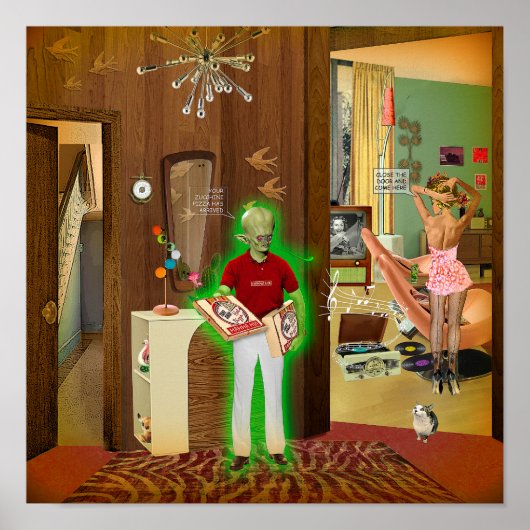 ズッキーニピザ ポスター (正面)