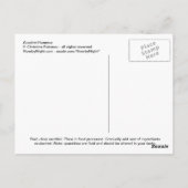 ズッキーニフムス ポストカード (裏面)