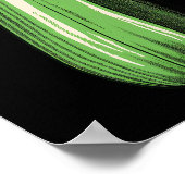 ズッキーニ怠惰簡単マッチングハロウィーンおもしろいコスタム ポスター (角)