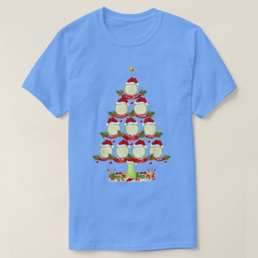 ズッキーニ野菜クリスマスホリデーズッキーニクリスマス Tシャツ (デザイン正面)