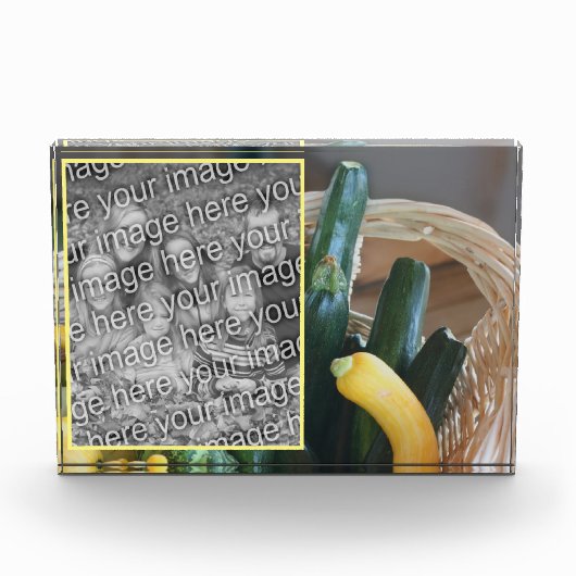 ズッキーニ野菜自分で追加 フォトブロック (正面)