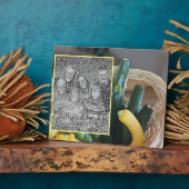 ズッキーニ野菜自分の写真を追加 フォトプラーク (側面)