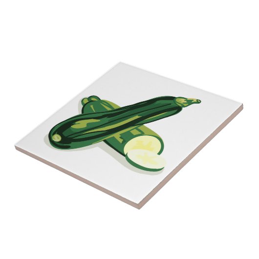 ズッキーニ野菜 タイル (側面)