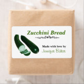 ズッキーニ食品ラベル ラベル (インサイチュ)