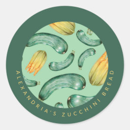 ズッキーニ | オーダーメイドのズッキーニパン ラウンドシール