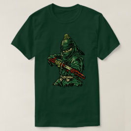 ズッキーニ・シャドウ・ストライク - ヴィンテージ・レトロ・忍者・ファイト Tシャツ