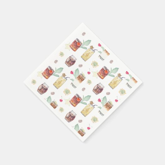 ズティキ結婚バーカクテルナプキンス スタンダードカクテルナプキン (角)