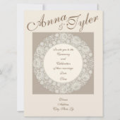 ズドイ結婚リー結婚式招待状 招待状 (正面)