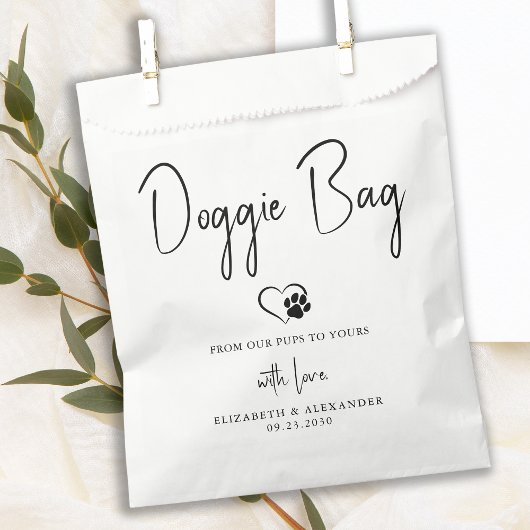 ズドギー結婚トリートビスケッパーソナライズされたトバーペット フェイバーバッグ