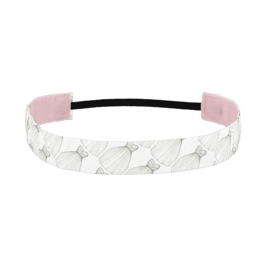 ズドレスガウン結婚ブライドプリンセスブライダルヘッドバンド アスレチックヘッドバンド (正面)