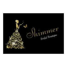 ズドレス結婚ブライダルブティックビジネス ポスター