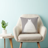 ズドレ結婚スグラマーモダンブライダルシック灰色 クッション (椅子)