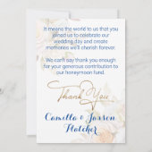 ズド結婚レスファッションスタイル サンキューカード (裏面)