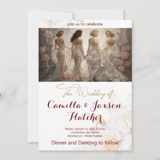 ズド結婚レスファッションスタイル 招待状