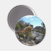 ズニケラトプス恐竜 マグネット (正面/裏面)