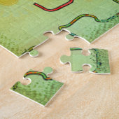 ズニバタフライフォークアート ジグソーパズル (側面)