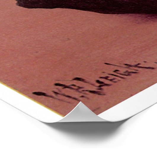 ズニ陶芸家， 1907 ポスター (角)