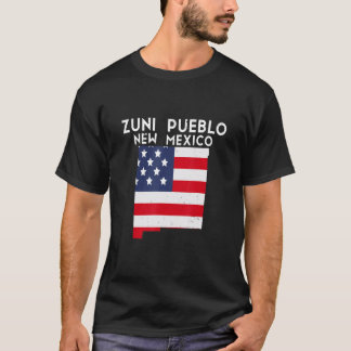 ズニ・プエブロ アメリカ合衆国 州 アメリカ 旅行 ニューメキシコ州N Tシャツ